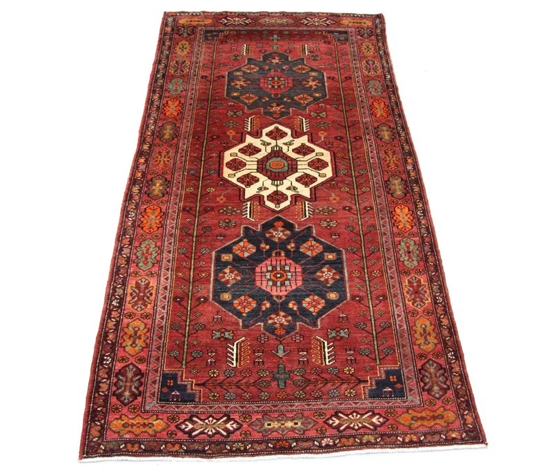 Perserteppich - Nomadic 160 x 322 cm - rot