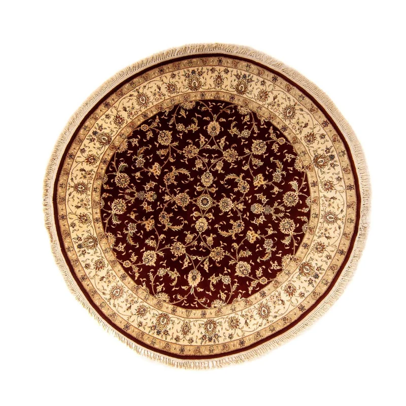 Perserteppich - Täbriz - Royal 204 x 204 cm Teppich Rund