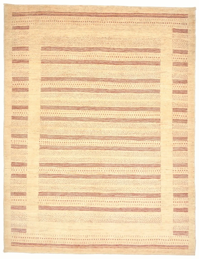 Gabbeh Teppich - Loribaft Perser 153 x 202 cm - natur