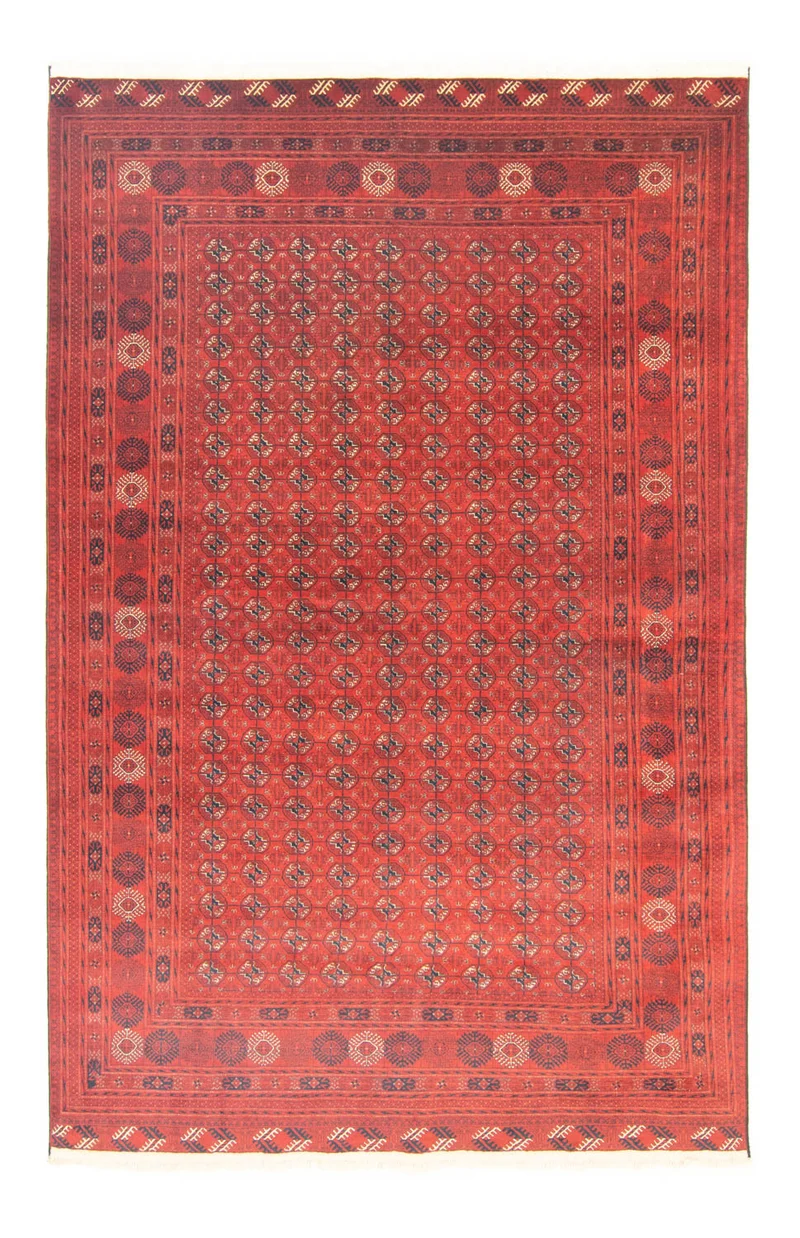 Afghan Teppich - Buchara 192 x 295 cm - dunkelbraun