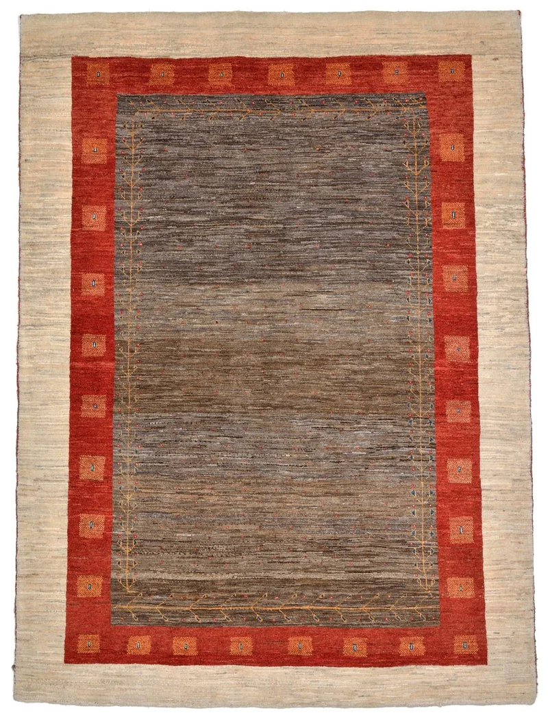 Gabbeh Teppich - Kaschkuli Perser 150 x 205 cm - braun