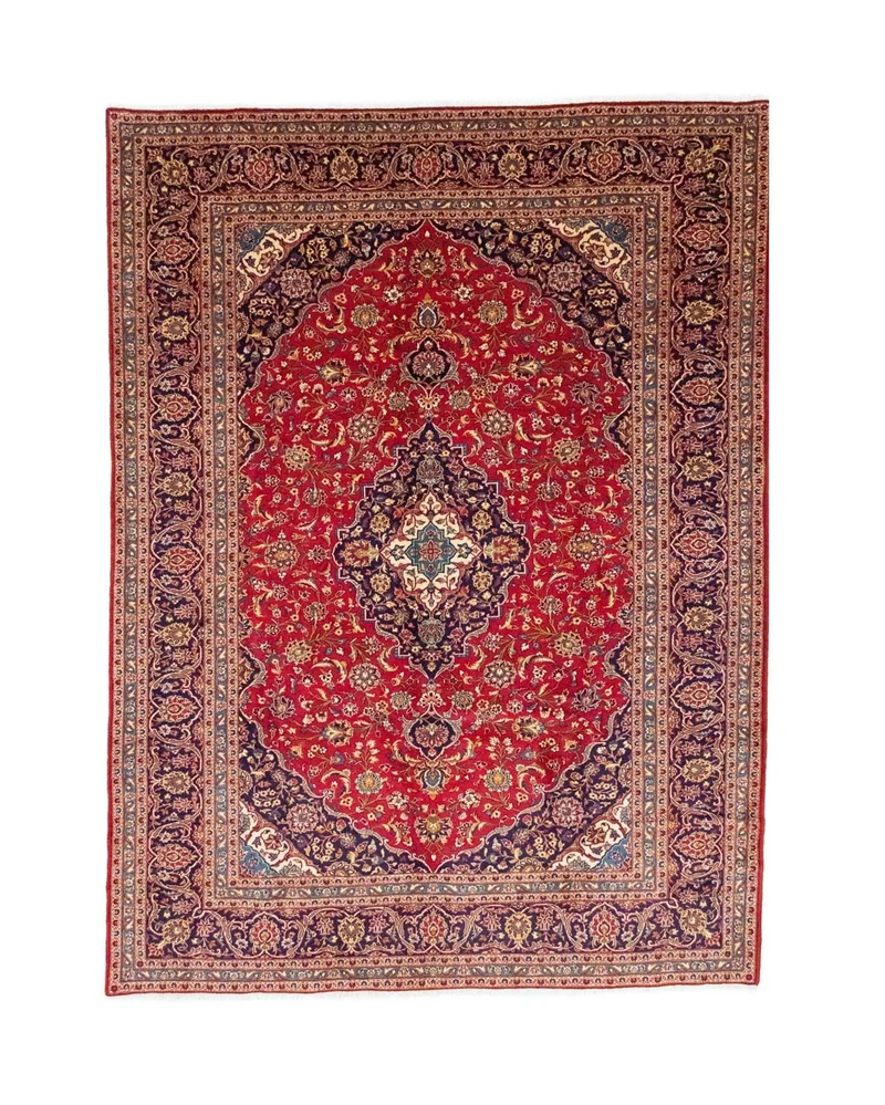 Perserteppich - Keshan 255 x 353 cm - rot