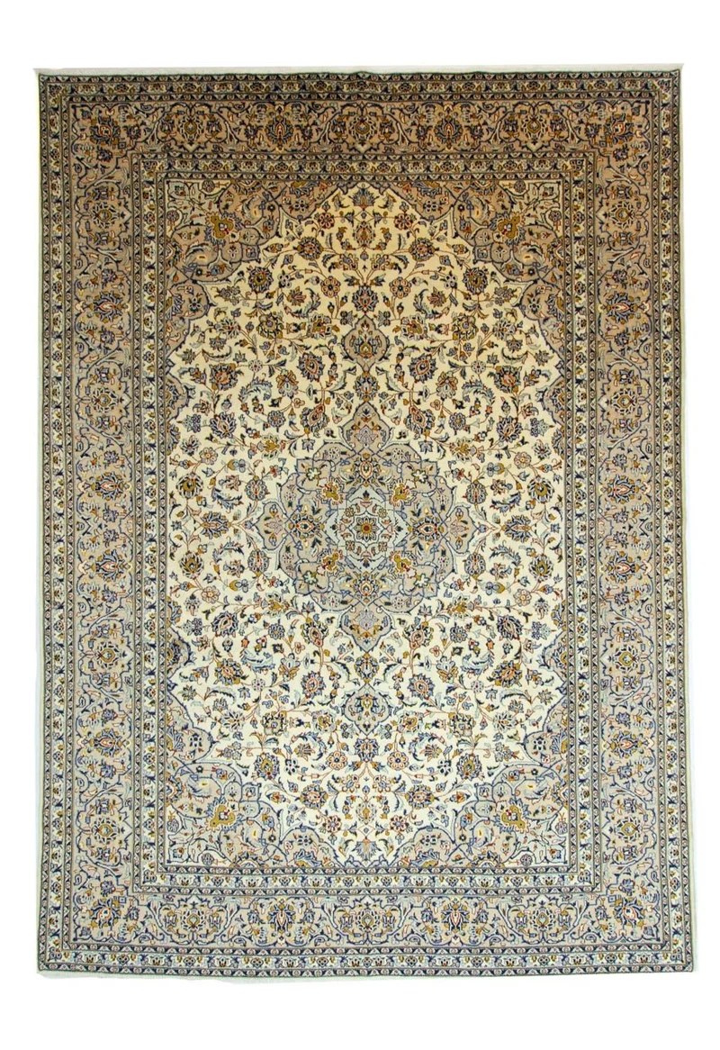 Perserteppich - Keshan 294 x 405 cm - beige