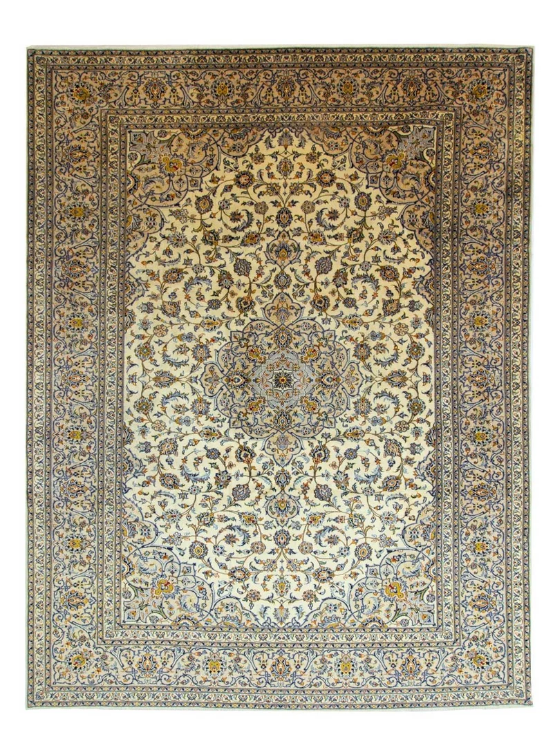 Perserteppich - Keshan 296 x 402 cm - beige