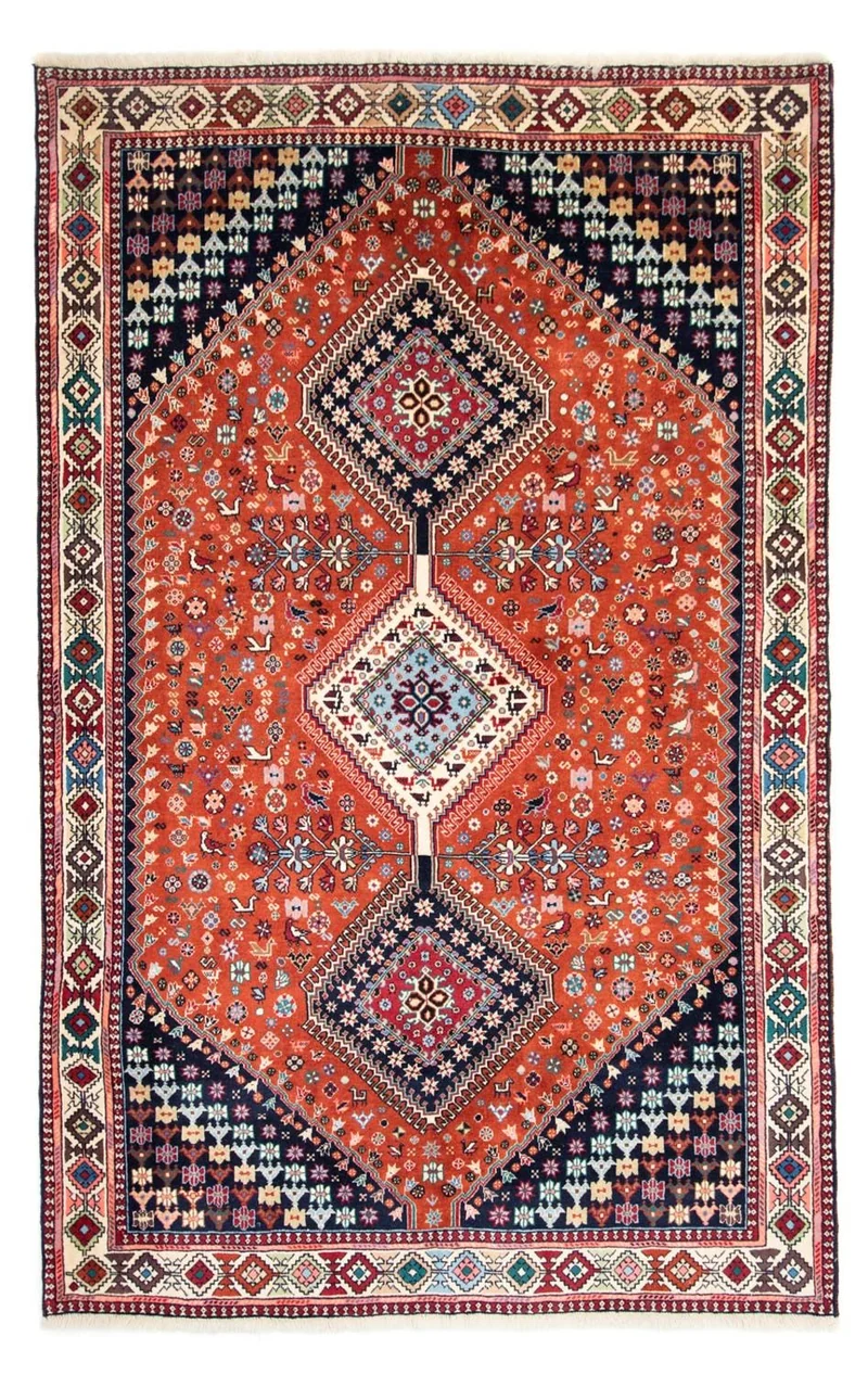 Perserteppich - Nomadic 152 x 243 cm - rot