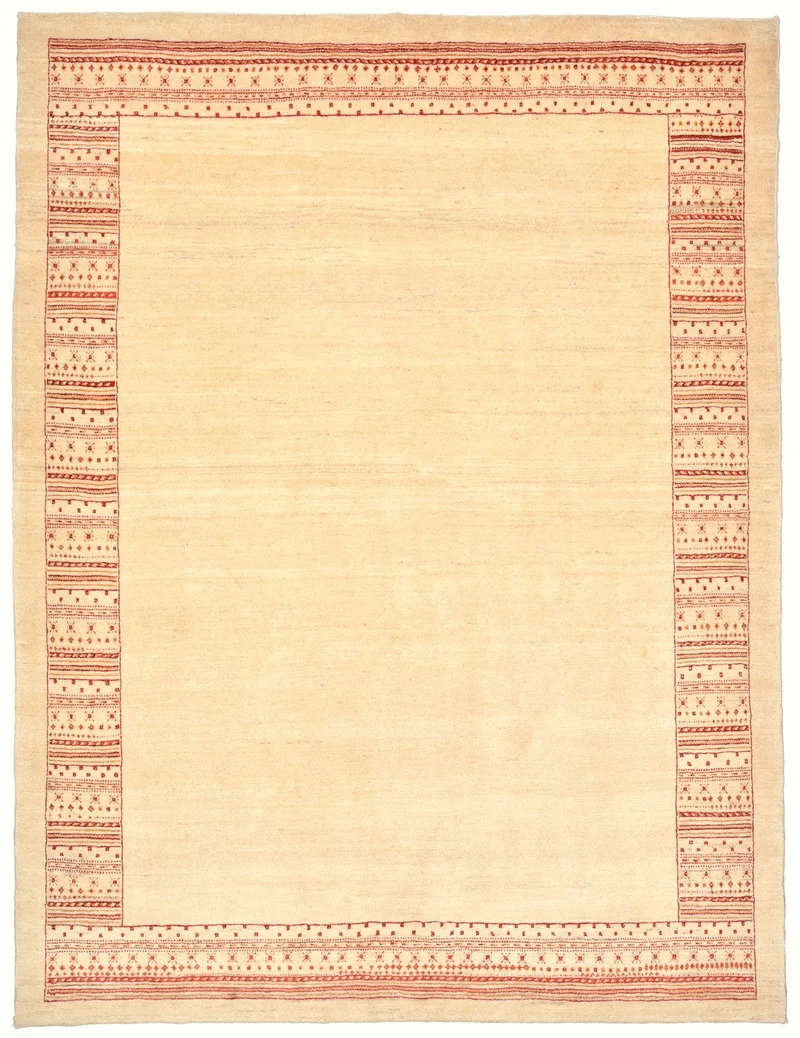 Gabbeh Teppich - Loribaft Perser 150 x 198 cm - beige