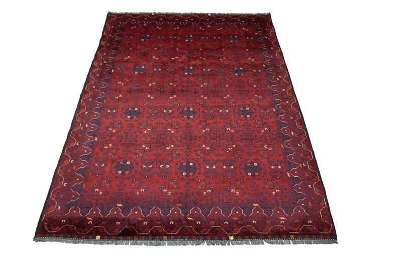 Afghan Teppich 196 x 293 cm - rot