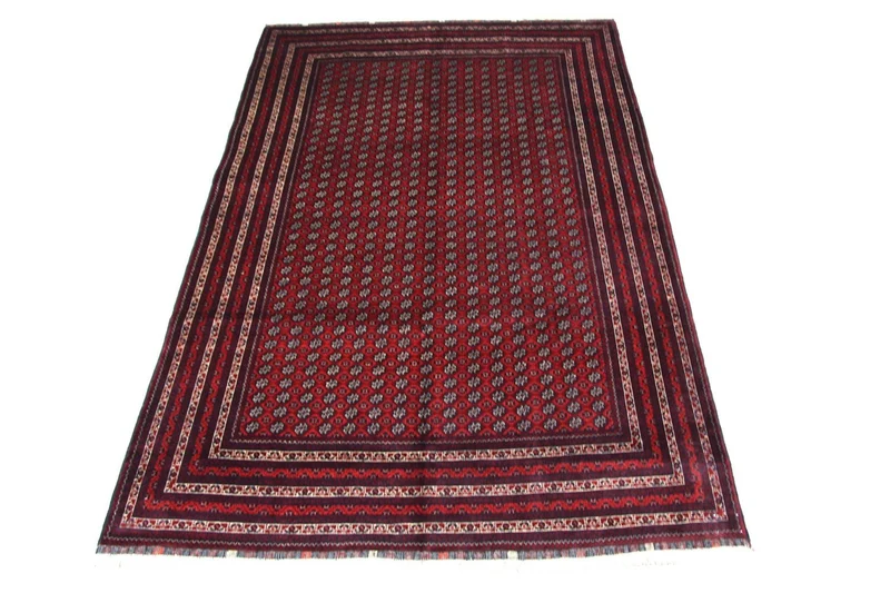 Afghan Teppich - Buchara 196 x 293 cm - rot