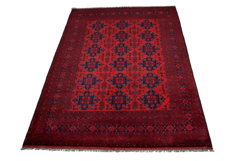 Afghan Teppich 205 x 290 cm - rot