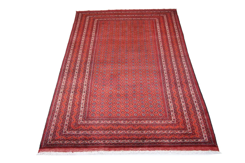 Afghan Teppich - Buchara 191 x 296 cm - rot