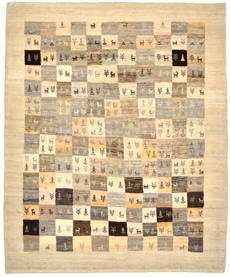 Loribaft Teppich Perser 154x191cm - Orientteppich