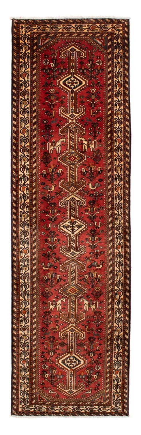 Perserteppich - Nomadic 115 x 393 cm - hellrot