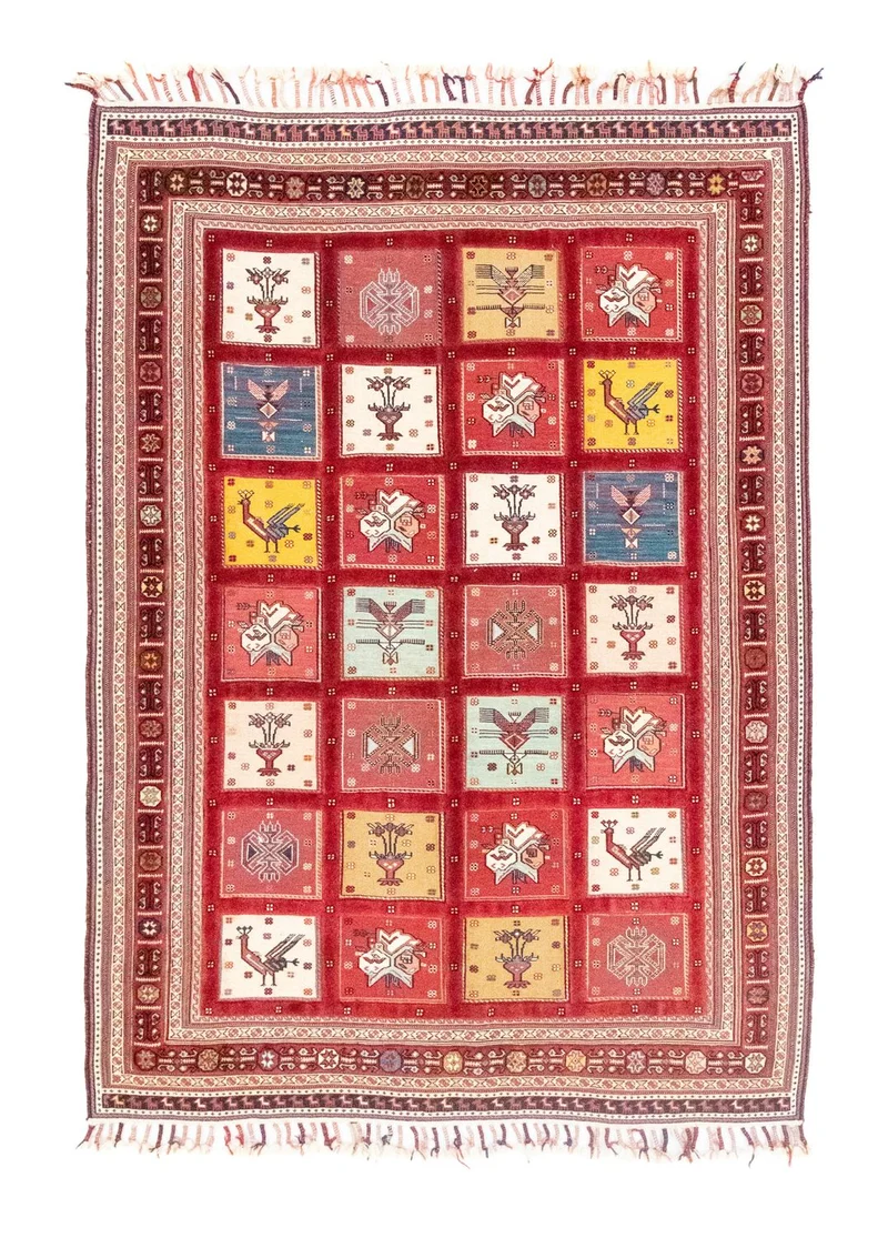 Perserteppich - Nomadic 120 x 170 cm - rot