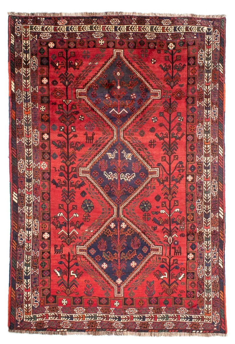 Perserteppich - Nomadic 200 x 295 cm - rot
