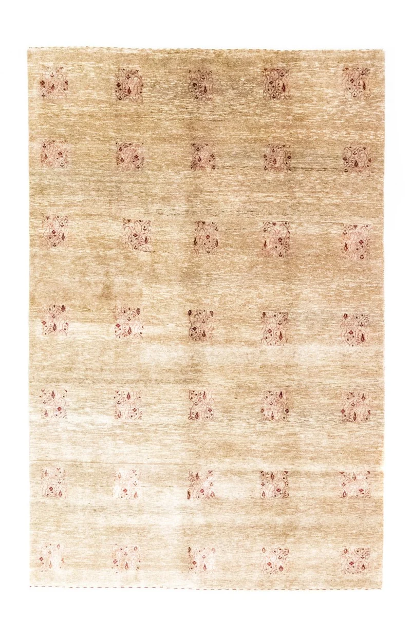 Gabbeh Teppich - Loribaft Indus 166 x 258 cm - grau