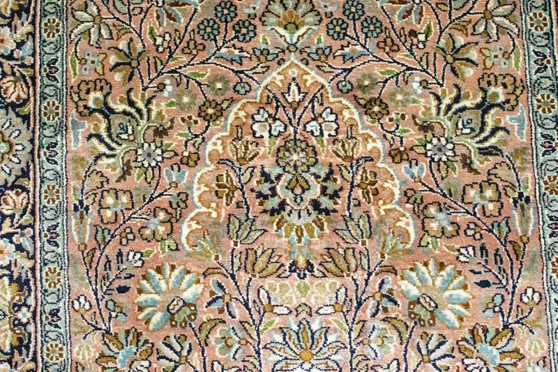 Seidenteppich - Kaschmir Seide 77 x 278 cm Teppichläufer