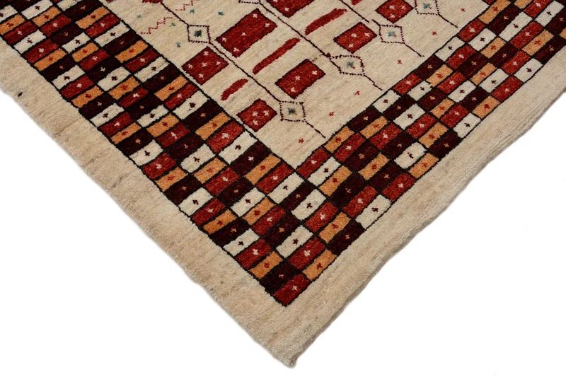Gabbeh Teppich - Loribaft Perser 88 x 391 cm - mehrfarbig