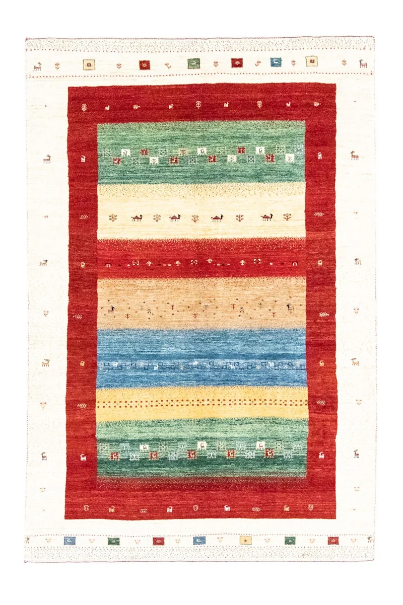Gabbeh Teppich - Loribaft Perser 170 x 252 cm - mehrfarbig