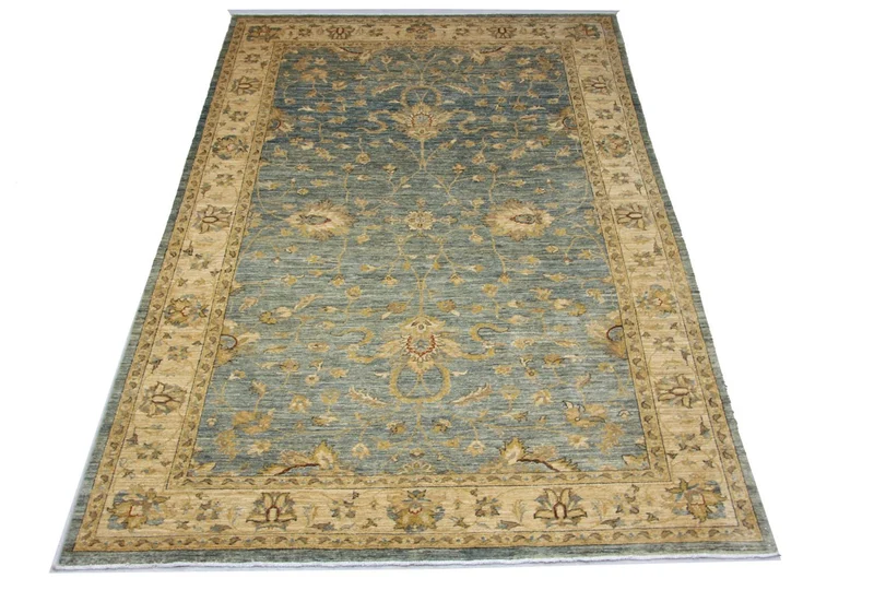 Ziegler Teppich 197 x 297 cm - blau