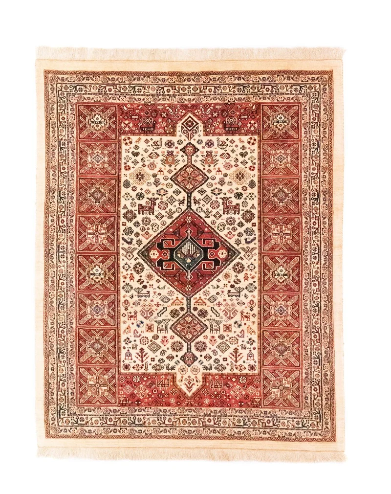 Perserteppich - Nomadic 154 x 200 cm - beige