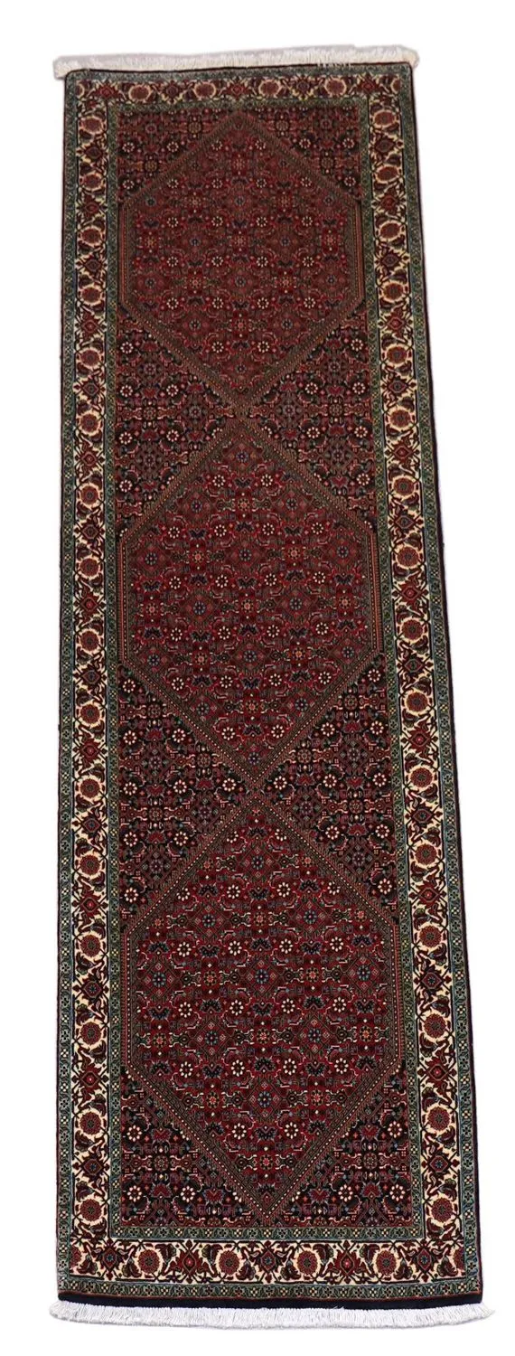 Perserteppich - Bidjar 85 x 300 cm - rot