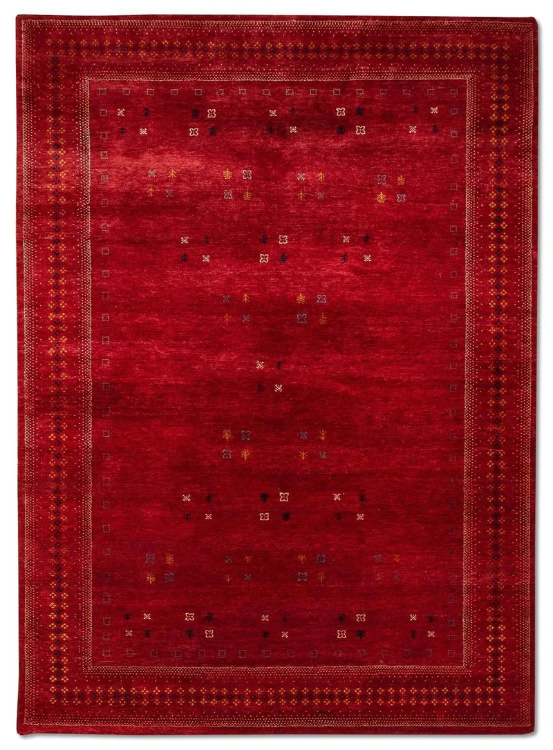 Gabbeh Teppich - Loribaft Indus 300 x 400 cm - rot