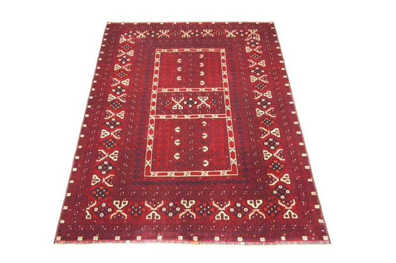 Afghan Teppich 177 x 230 cm - rot