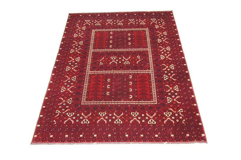 Afghan Teppich 170 x 250 cm - rot