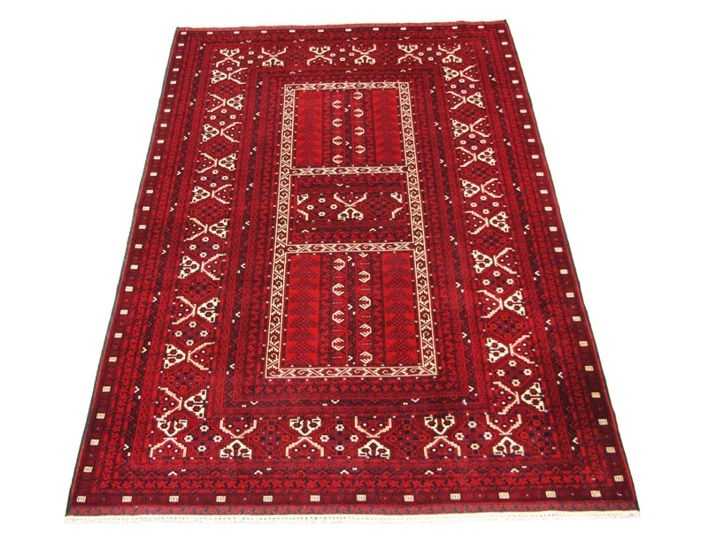 Afghan Teppich 168 x 256 cm - rot