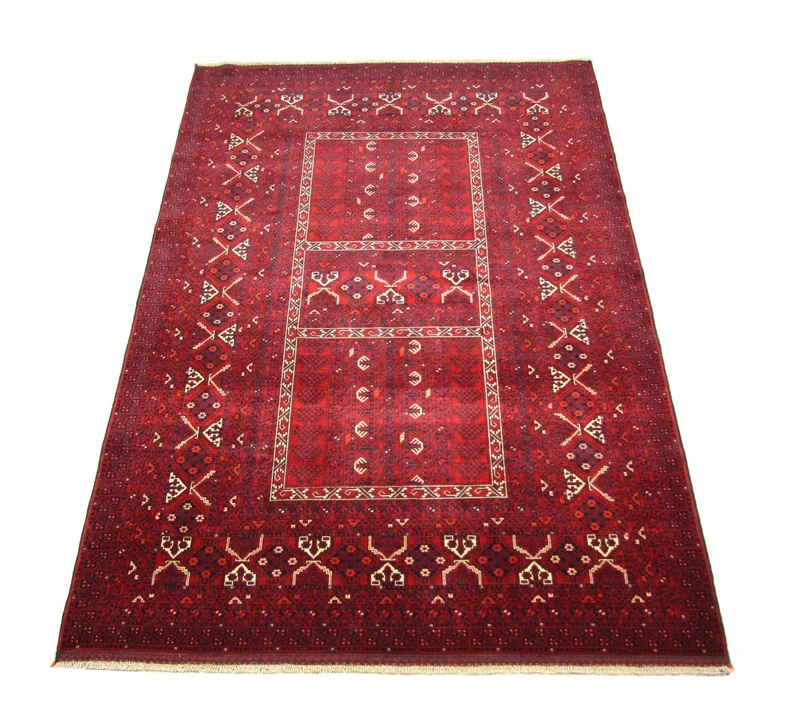 Afghan Teppich 166 x 250 cm - rot