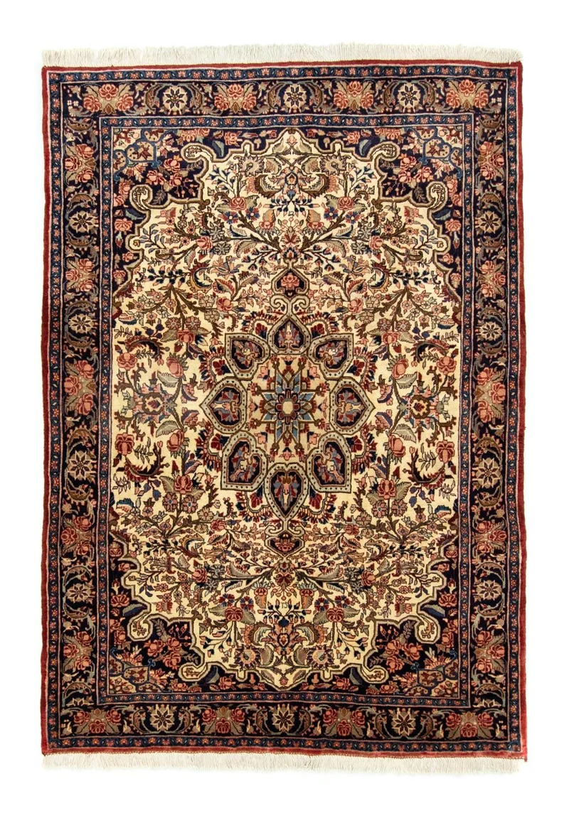 Perserteppich - Bidjar 140 x 197 cm - blau