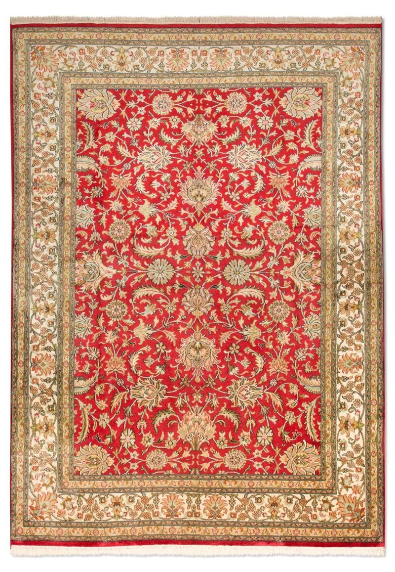Seidenteppich - Kaschmir Seide 150 x 214 cm Teppichbrücke