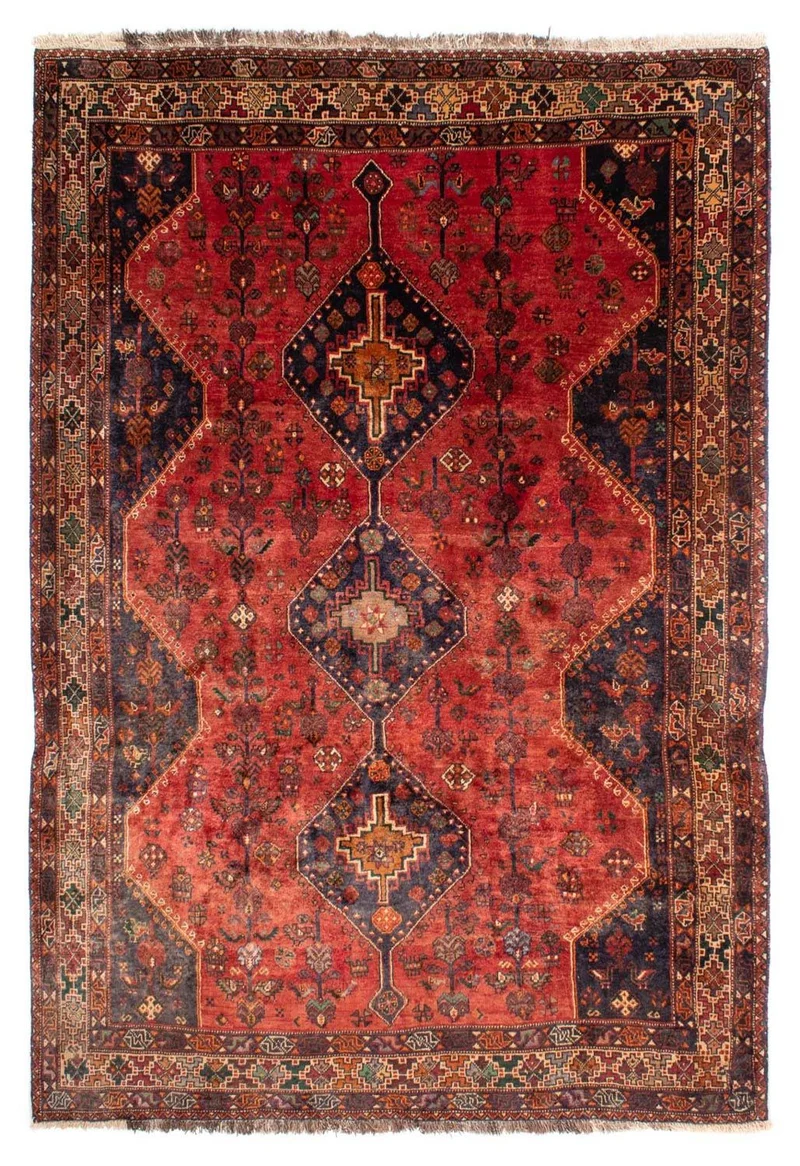 Perserteppich - Nomadic 212 x 306 cm - rot