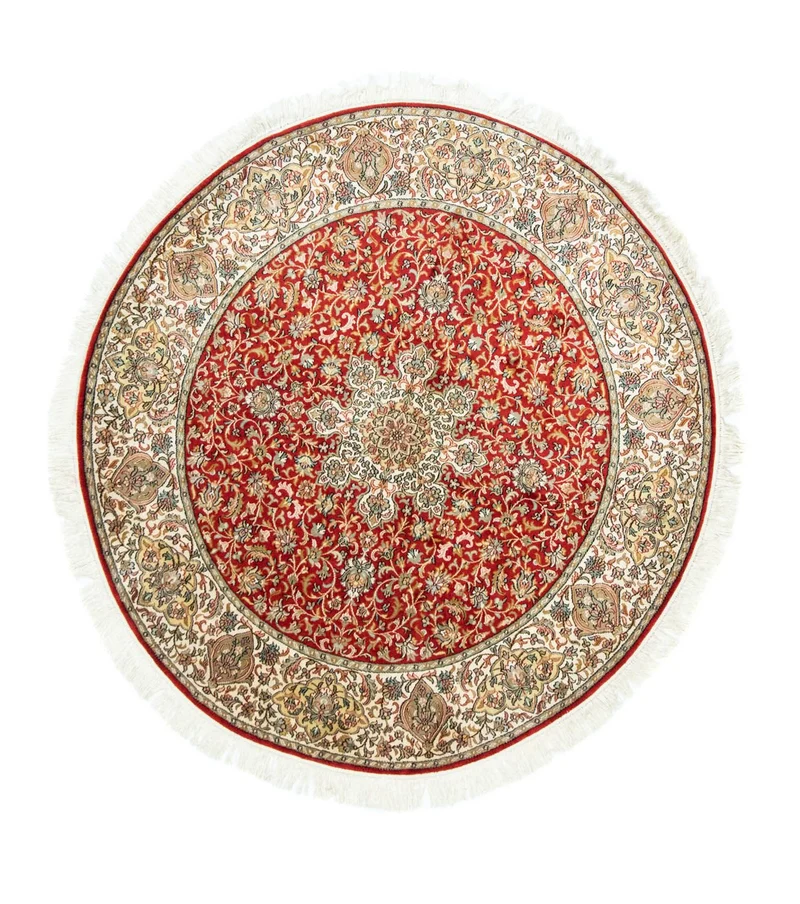 Seidenteppich - Kaschmir Seide 150 x 158 cm Teppich Quadratisch