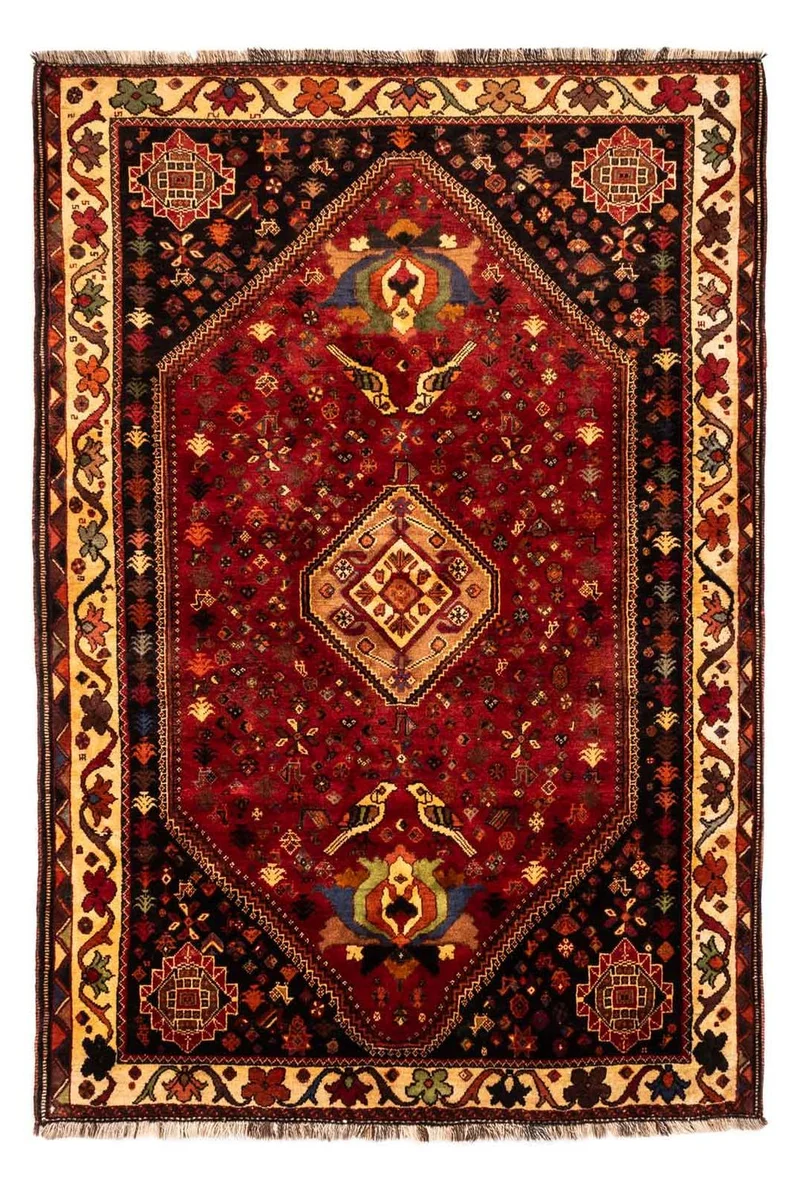 Perserteppich - Nomadic 180 x 270 cm - dunkelrot