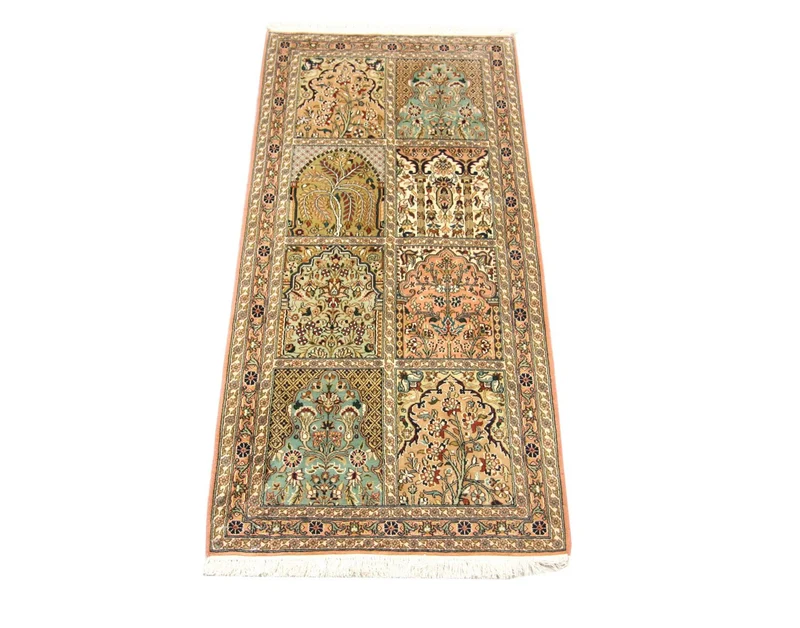 Seidenteppich - Kaschmir Seide 77 x 183 cm Teppichläufer