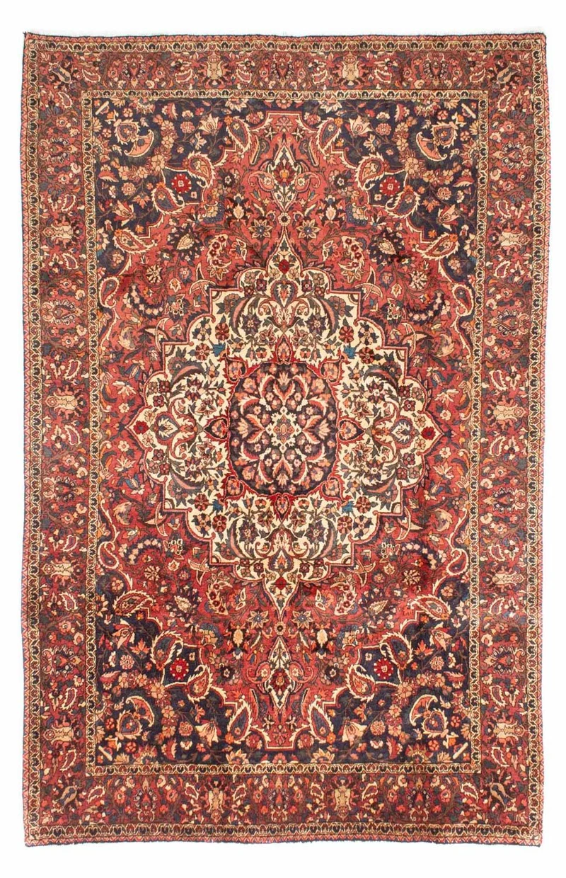 Perserteppich - Nomadic 204 x 313 cm - hellrot