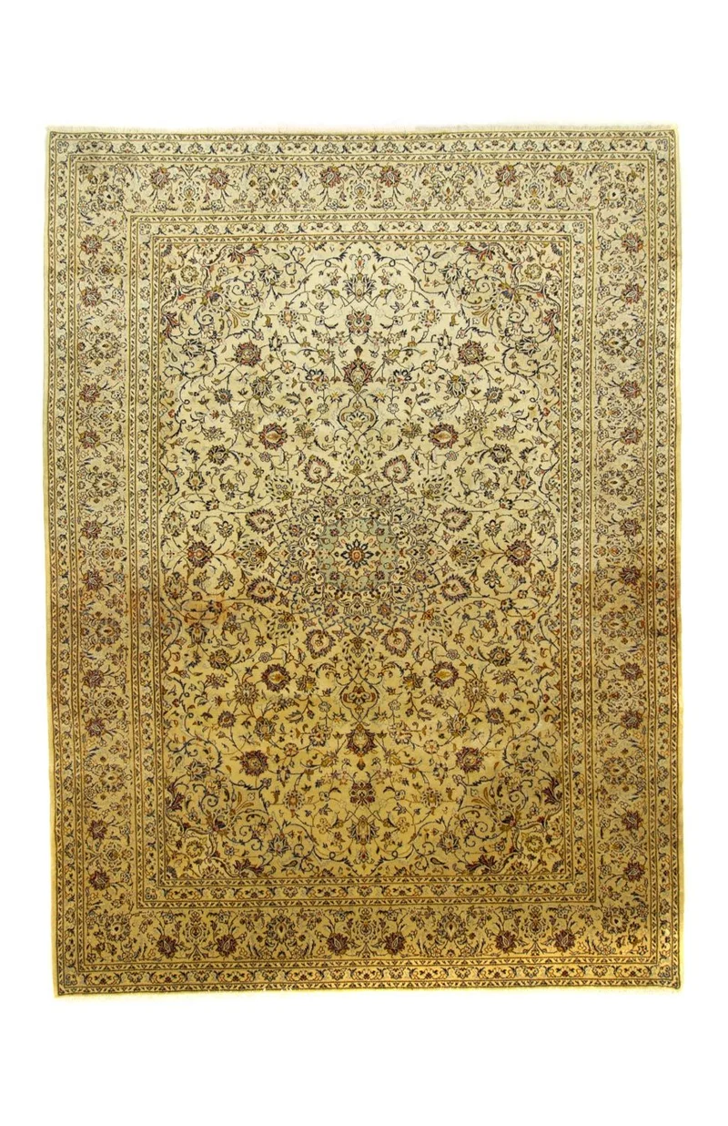 Perserteppich - Keshan 254 x 350 cm - beige