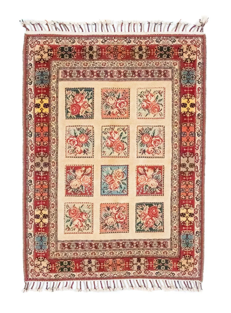 Perserteppich - Nomadic 113 x 168 cm - beige