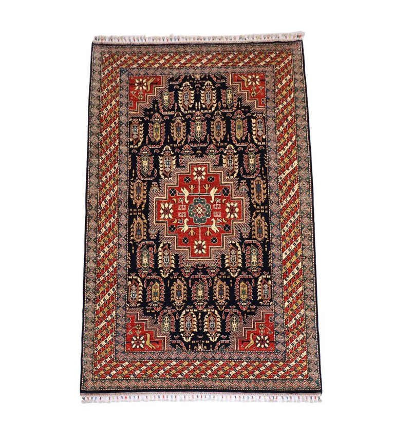 Ziegler Teppich 175 x 268 cm - dunkelblau