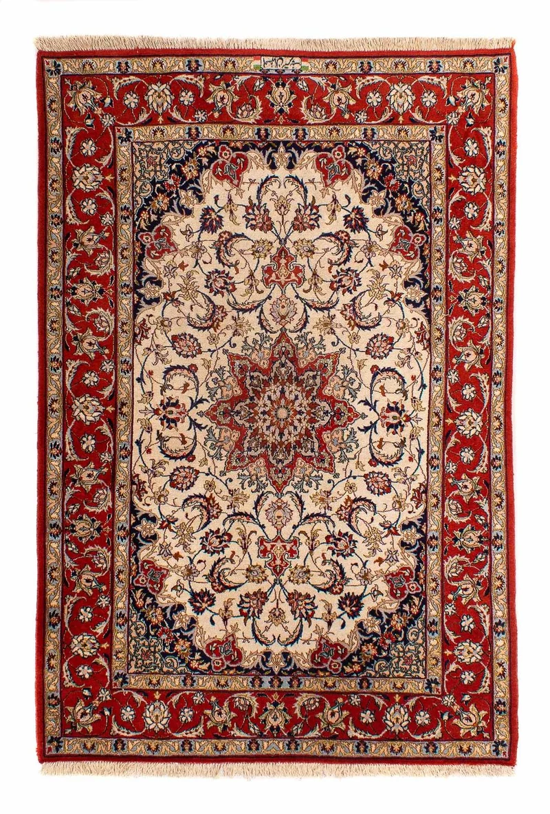 Perserteppich - Isfahan - Premium 110 x 166 cm - beige