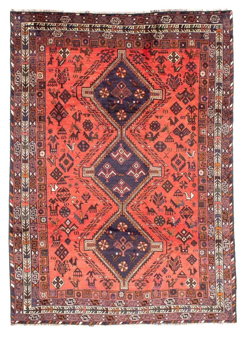 Perserteppich - Nomadic 208 x 290 cm - rot
