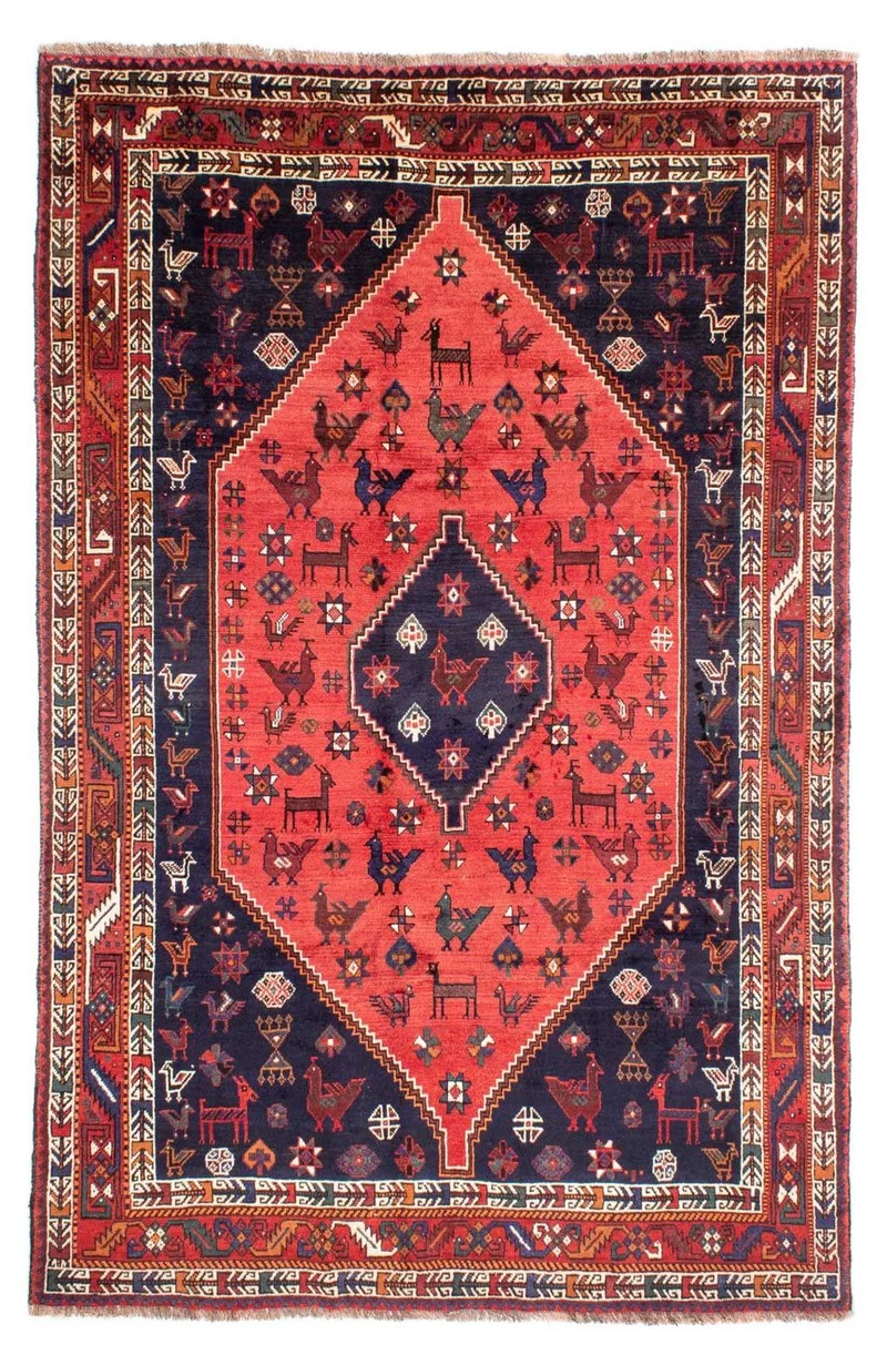 Perserteppich - Nomadic 200 x 300 cm - rot