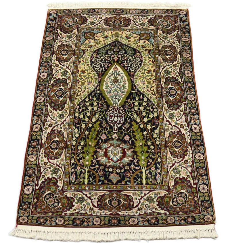 Seidenteppich - Kaschmir Seide 98 x 152 cm Teppichbrücke
