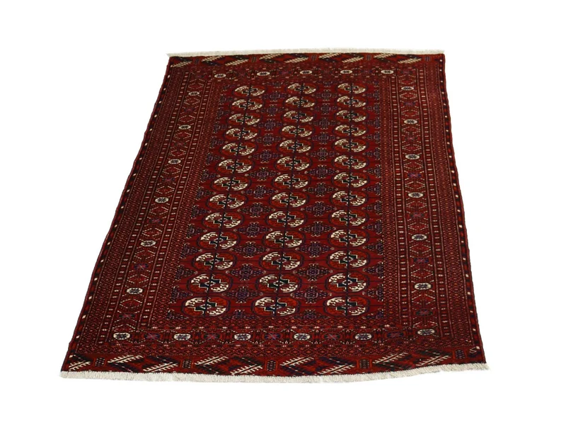 Afghan Teppich - Buchara 123 x 180 cm - rot