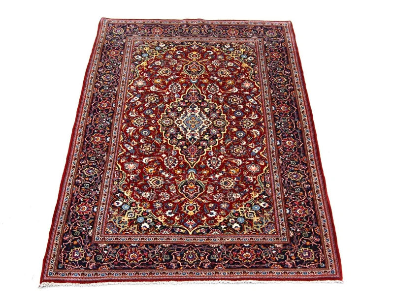 Perserteppich - Keshan 141 x 205 cm - rot
