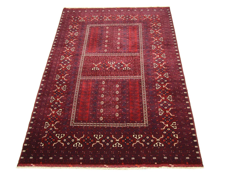 Afghan Teppich 157 x 250 cm - rot