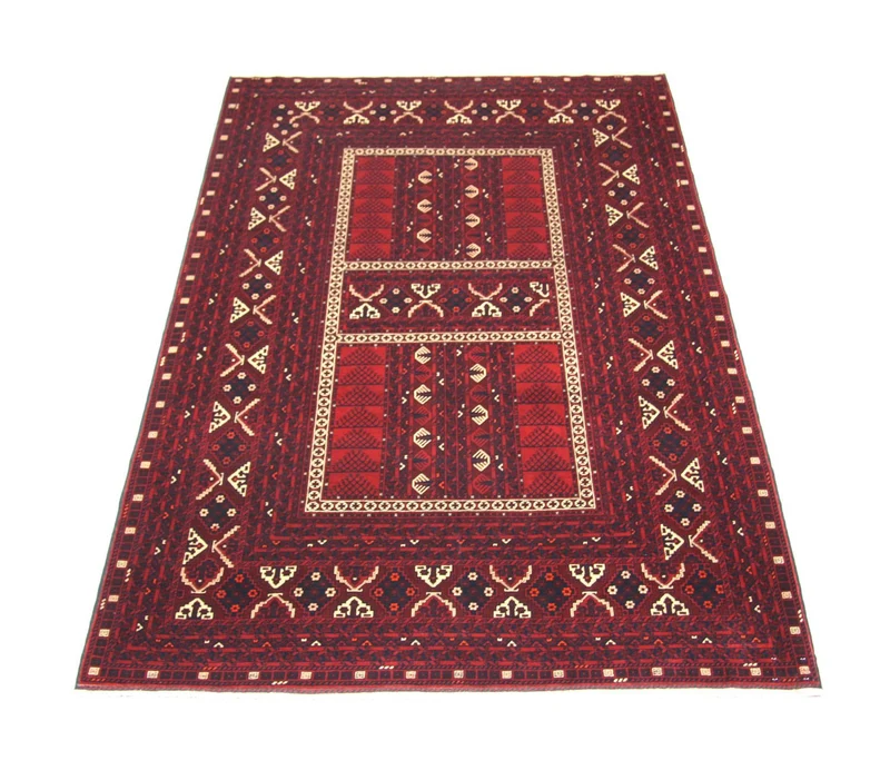 Afghan Teppich 157 x 244 cm - rot