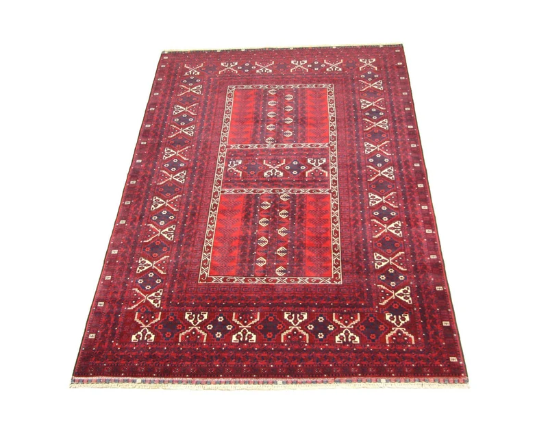 Afghan Teppich 157 x 244 cm - rot