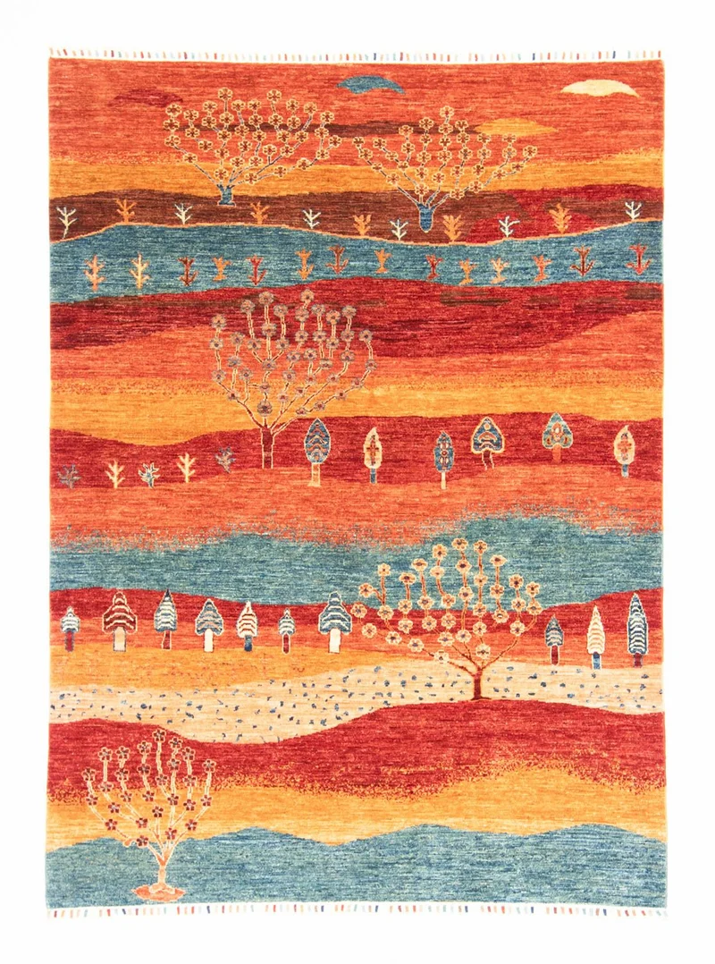 Ziegler Teppich 157 x 206 cm - mehrfarbig